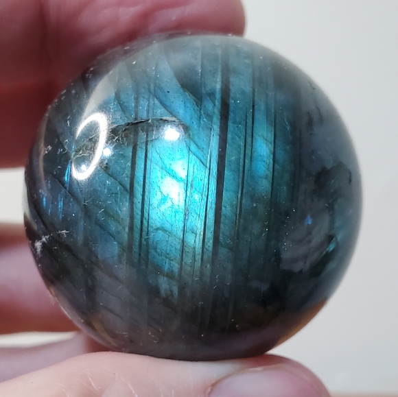 Labradorite Crystal Sphere 41mm - Picture 8 of 13
